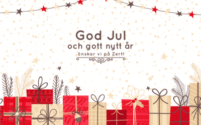 Vi på Zert önskar er en God Jul och ett Gott Nytt År!